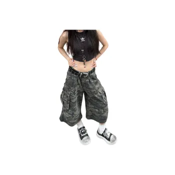 SOCKKEY Cargo Shorts Unisex Green
