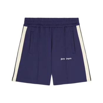 PALM ANGELS Logo Embroidered Track Shorts