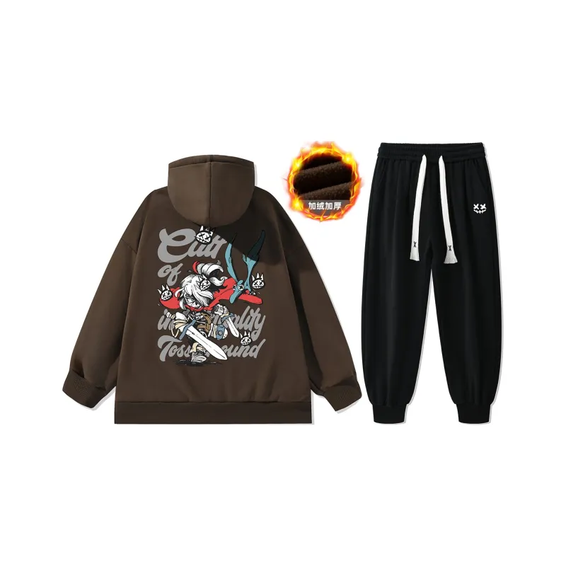 CULT OF INDIVIDUALITY Sweatshirt Set Unisex-14
