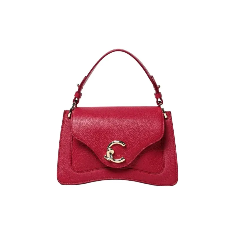 COCCINELLE Calfskin One Shoulder Handbag Women's Dark Red-0