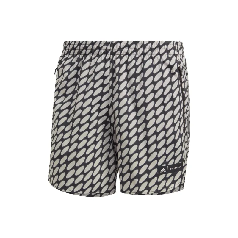 Marimekko X Adidas X Marimekko Sports Shorts Men Preppy Silver Gray-0