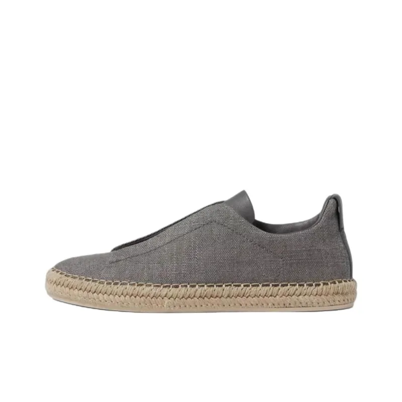 Zegna Triple Stitch ™ Espadrilles Men's Heather Gray-0