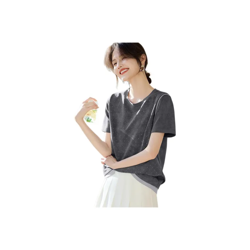 XWI T Shirts Women's Dark Gray-0