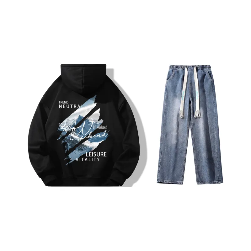 LA'T.WEEKEND Sweatshirt Set Unisex-36