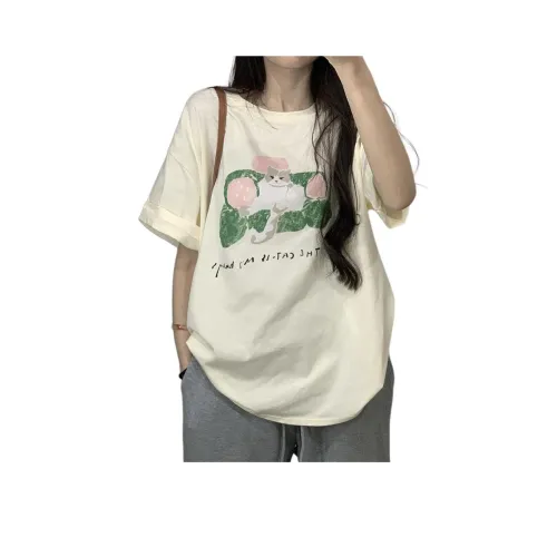 HUASJ T Shirt Women's Warm Yellow
