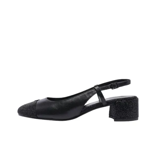 TORY BURCH Chunky Heel High Heels 4.5cm Women's Black