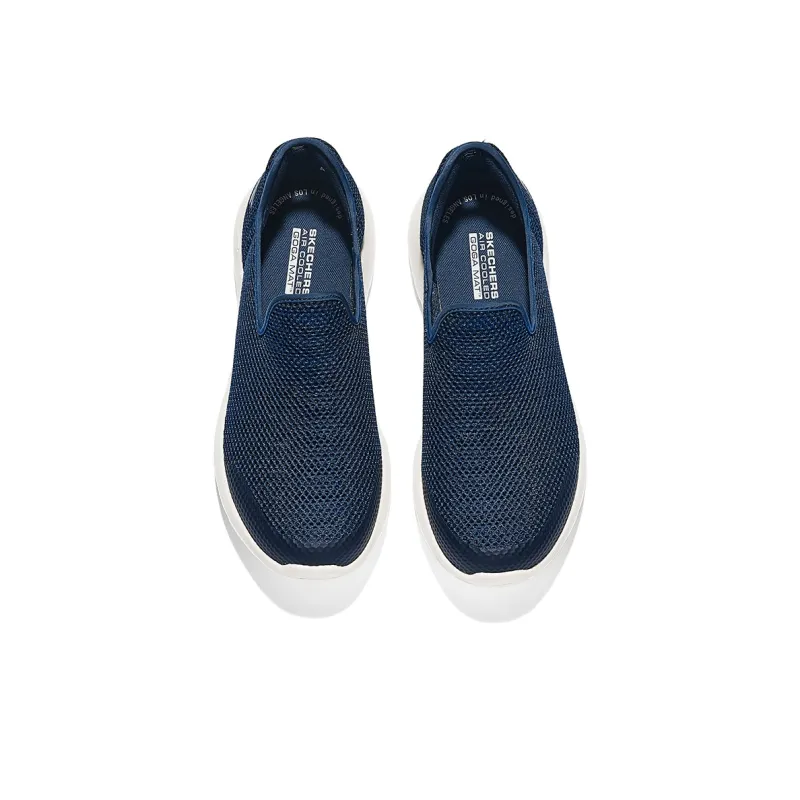 Skechers Go Walk 4 Anti-Slip Wear-Resistant Low-Top Casual Shoes Men's Blue-3