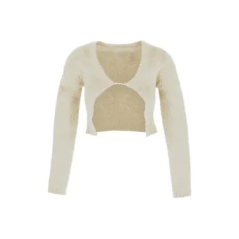 Jacquemus FW22 Crop Top Women's Ecru