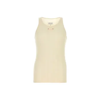 Maison Margiela Ribbed Knit Sleeveless Top