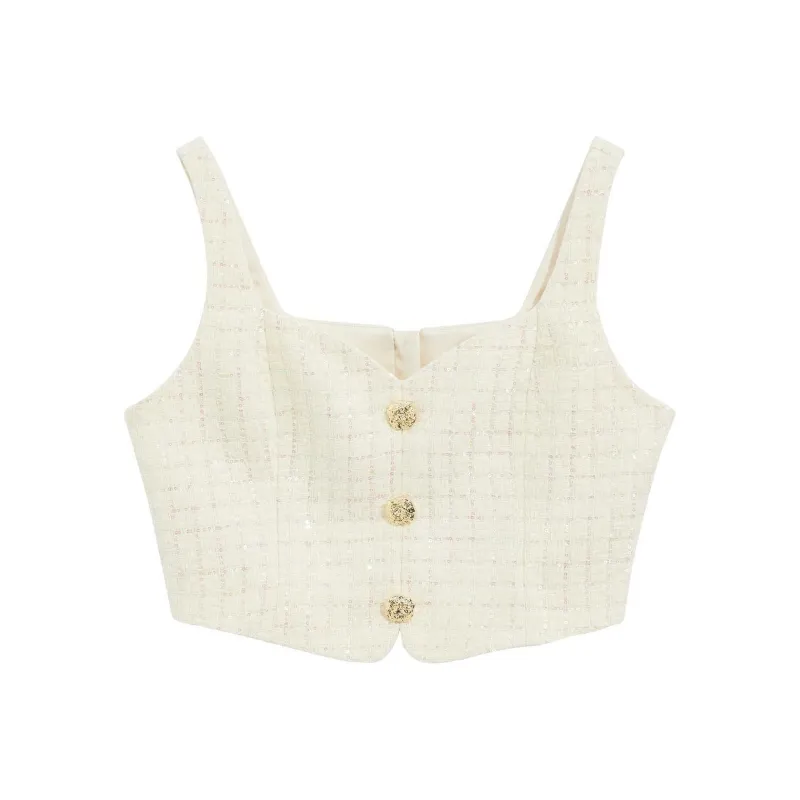 Bebe Tank Tops Women's Beige-0