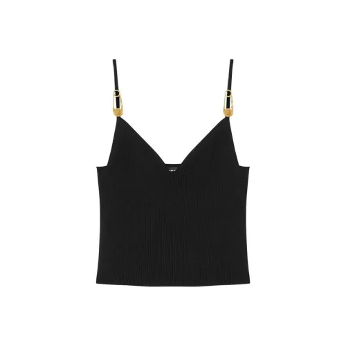 VERSACE Safety Pin Detailed Knitted Top