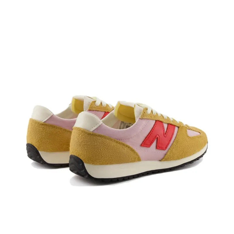 New Balance NB 471 Anti Slip Wear Resistant Low Top Casual Shoes Unisex Yellow Pink-2