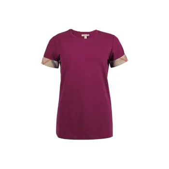 Burberry T Shirts Women's Fuchsia