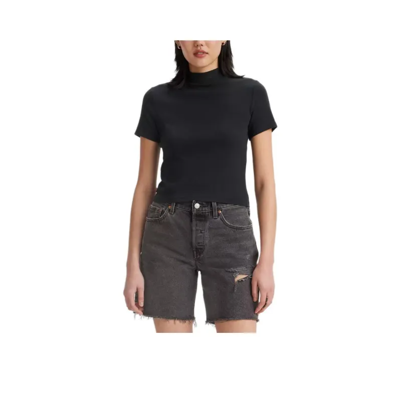 Levis T-Shirts Women's Black-0