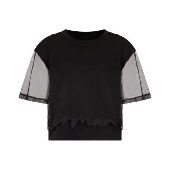 ARMANI EXCHANGEAE Regular T Shirt Women's Black