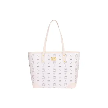 Miffy Synthetic Leather Tote Bag, Shopping Bag, Shoulder Bag Women's Multicolor