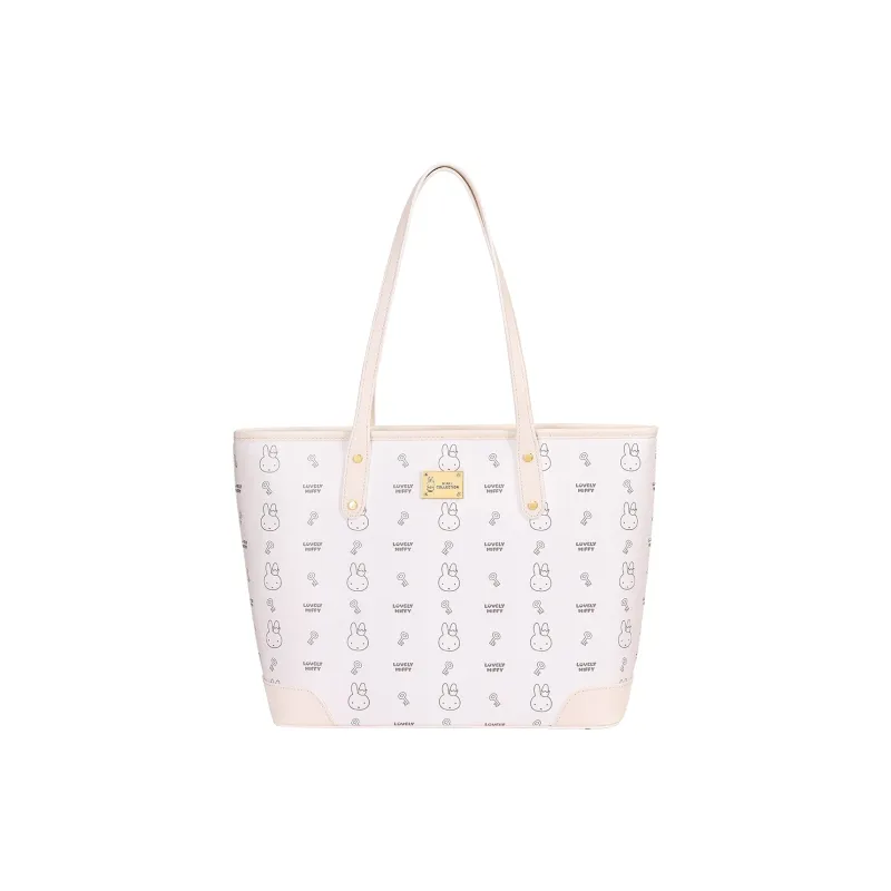 Miffy Synthetic Leather Tote Bag, Shopping Bag, Shoulder Bag Women's Multicolor-0