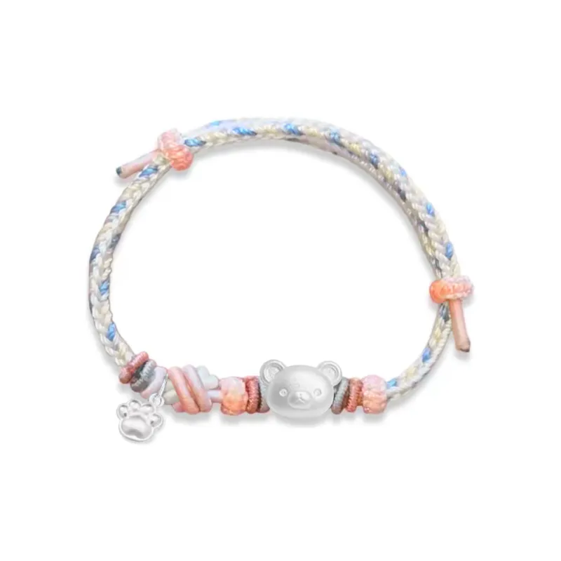 SINO GEM S999 Fine Silver Bracelets Unisex-11