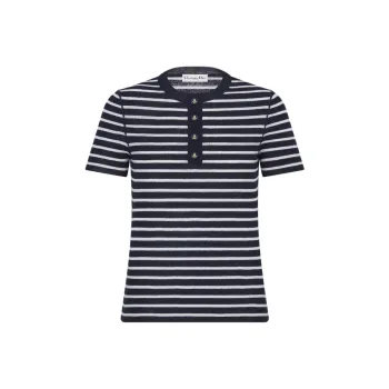 DIOR Regular T Shirt Women's Blue White