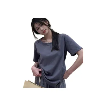 HUASJ T-Shirt Women's Dark Gray