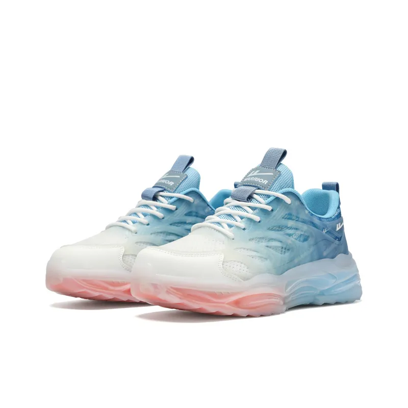 WARRIOR Chunky Sneakers Men Low Top White/Red/Blue/Black/White/Light Blue-8