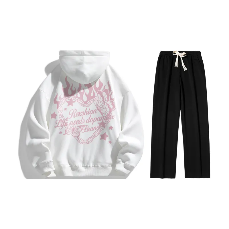 REXSHION Sweatshirt Sets Unisex-3