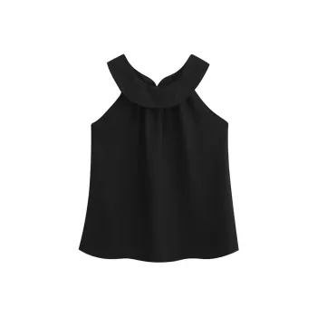 HUASJ Tank Tops Women's Black