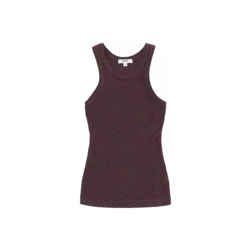 AGOLDE Bailey Ribbed Tank Top-0