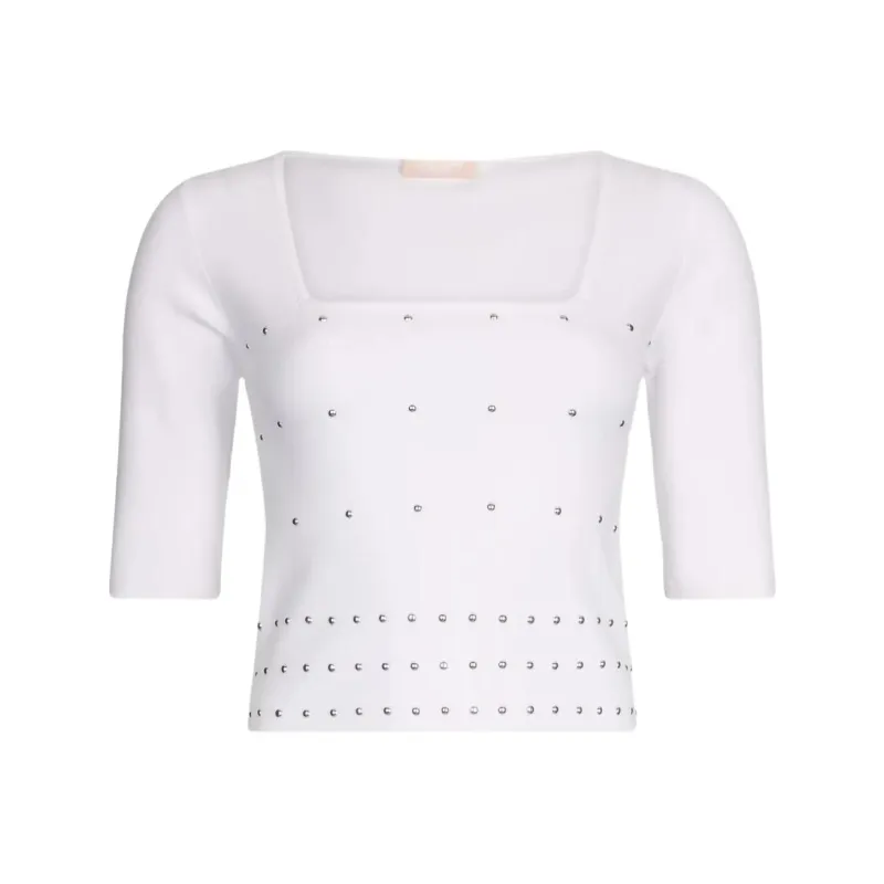 LIU·JO Studs embellished Top-0