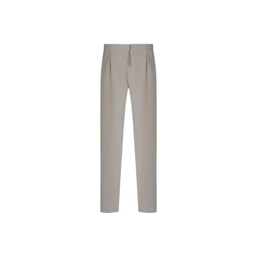 GIORGIO ARMANI Single pleat Linen canvas Trousers