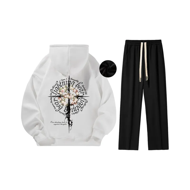 LIGHTNING BEAR Sweatshirt Sets Unisex-3