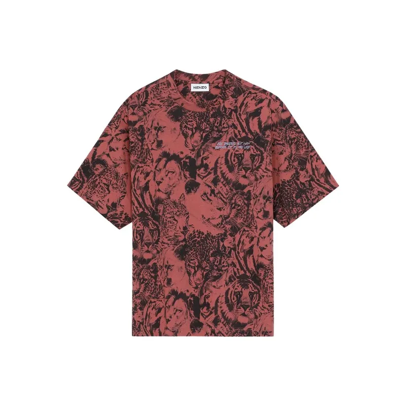 KENZO T-Shirts Women's Orange Red-0