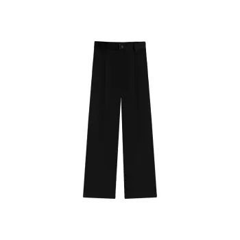 WILD LEADER Casual Pants Unisex Black