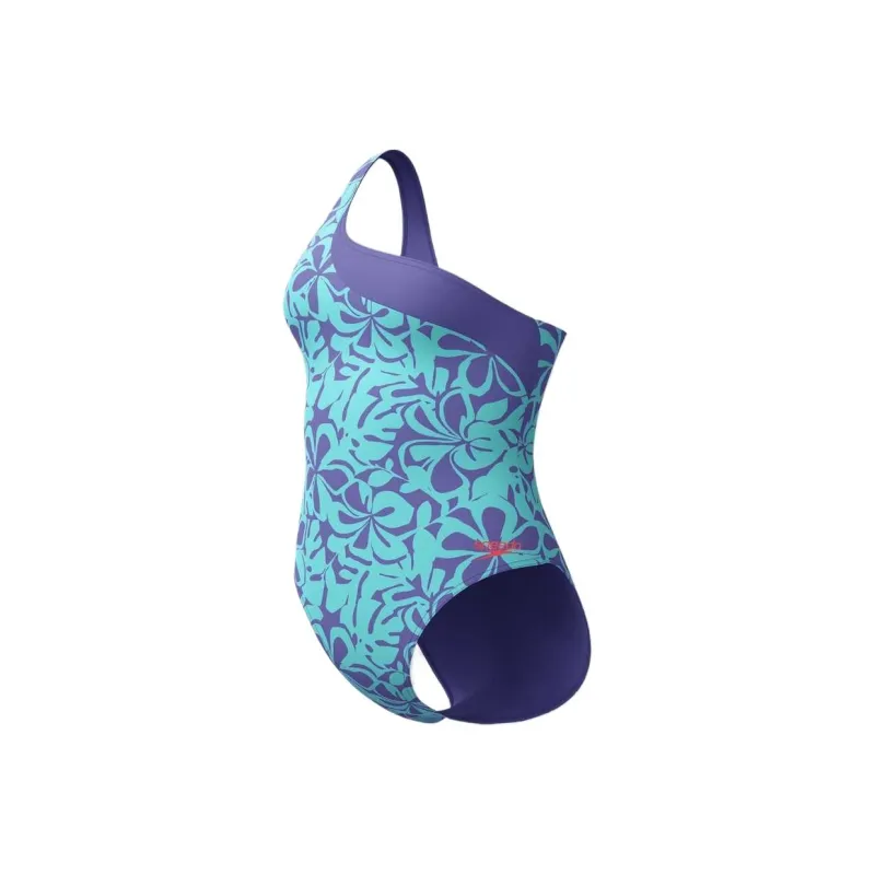 Speedo Endurabrite One piece Swimsuit Women's Blue/Green-1