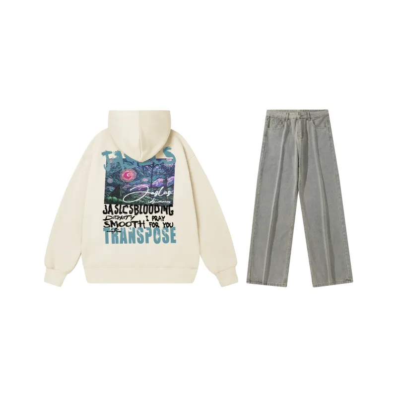 Jaslcs Sweatshirt Sets Unisex-4