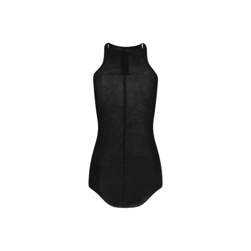RICK OWENS Sleeveless Ribbed Tank Top-1