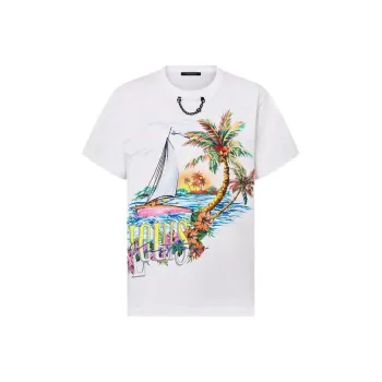 LOUIS VUITTON Sunset Sailboat T Shirt