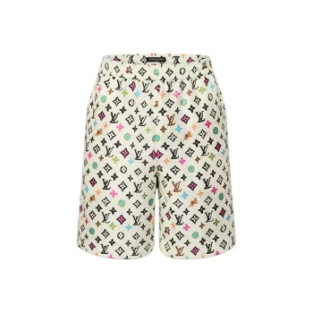 LOUIS VUITTON By Tyler The Creator Monogram Printed Silk Shorts