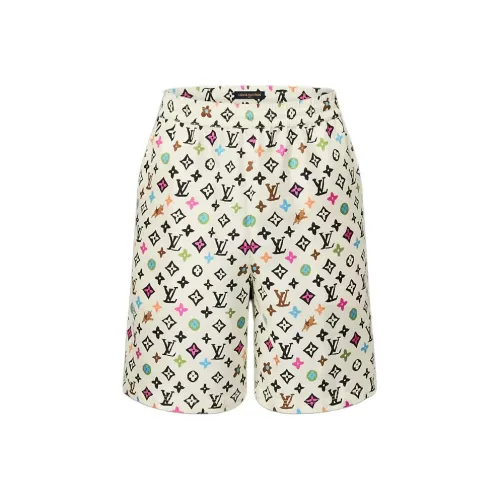 LOUIS VUITTON By Tyler The Creator Monogram Printed Silk Shorts