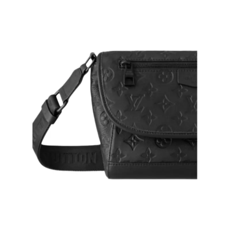LOUIS VUITTON Pulse Messenger Printed Calfskin Xie Kai Xie Kai Crossbody Bag, Shoulder Bag Unisex Black-4