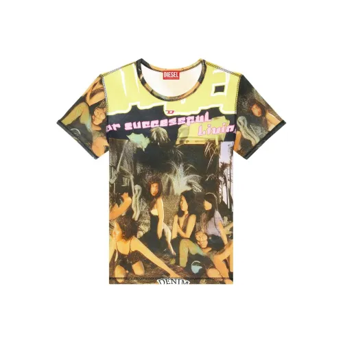 DIESEL T Uncutie Long P8 Graphic print EcoVero T shirt
