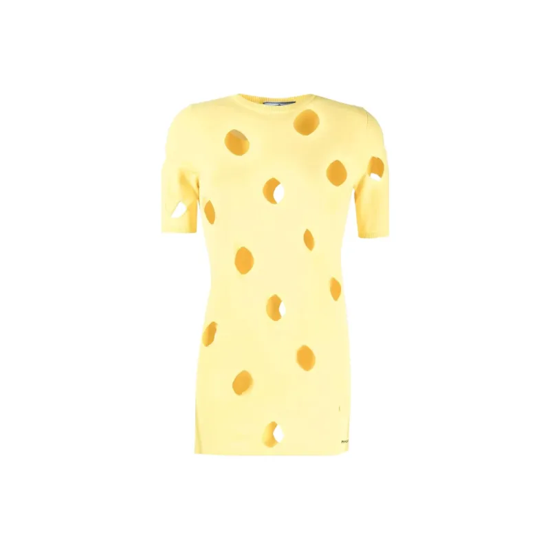 PRADA T-Shirts Women's Yellow-0