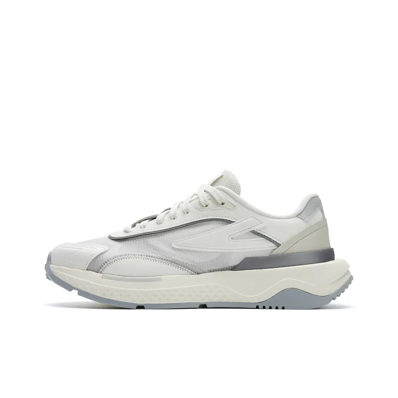 FILA PIONIERE Pioneer Wear resistant, Lightweight, Breathable, And Non slip. Low Top Training Shoes Men's White Gray-0