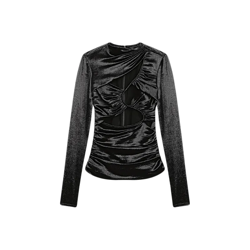 ISABEL MARANT Rose Cut Out Top-0