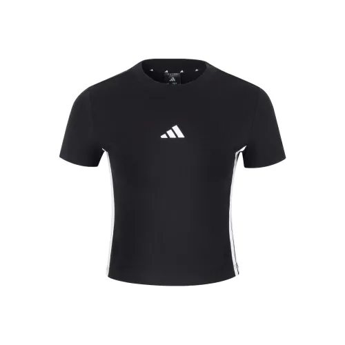 Adidas Regular T Shirt Women's Black