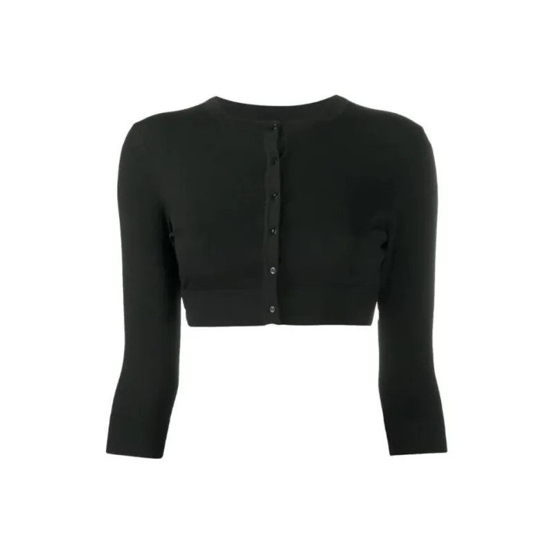 Alaia Crop Tops Women's Black-0