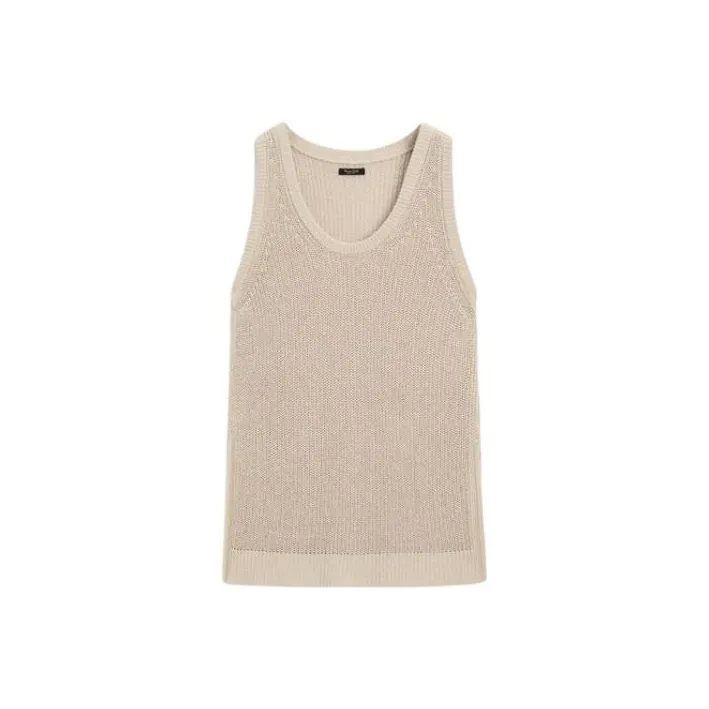 Massimo Dutti Tank Top Women's Light Brown-0