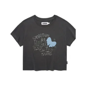 KIRSH T Shirts Women's Charcoal