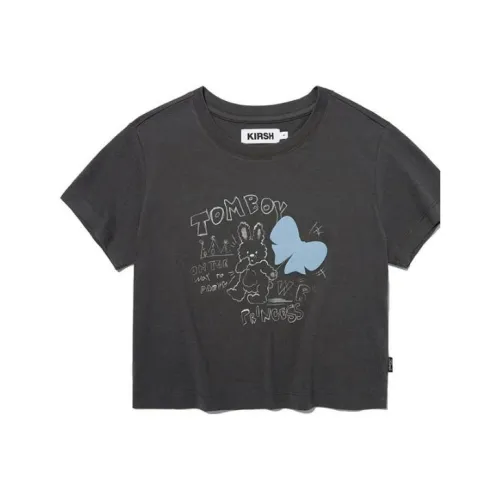 KIRSH T Shirts Women's Charcoal