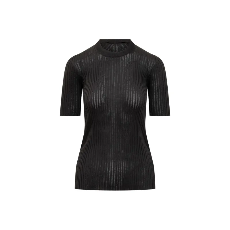 JIL SANDER Ribbed T shirt-0